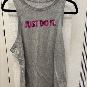 Nike Heather Gray racerback workout tank